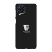 Чехол Майнкрафт на Samsung Galaxy M32 (AlphaPrint) Minecraft (Овечка Майнкрафт)