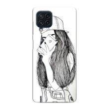 Чехол с печатью для Samsung Galaxy M32 - (Мода) (AlphaPrint) (Фото девочки)