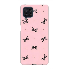 Чохол банти для Samsung Galaxy M32 – Чорні бантики
