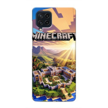 Чехол с картинками Майнкрафт для Самсунг М32 (Minecraft)