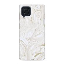 Мраморный чехол на Samsung Galaxy M32 (VPrint) – Белый мрамор
