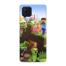 Чехлы для Samsung Galaxy M32 (Персонажи Майн Крафт) (Майн-крафт)