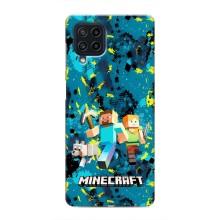 Чехлы для Samsung Galaxy M32 (Персонажи Майн Крафт) (Майнкрафт)