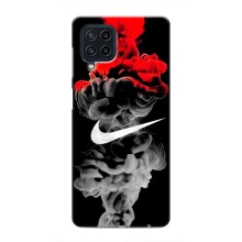 Силиконовый Чехол на Samsung Galaxy M32 с картинкой Nike (Nike дым)