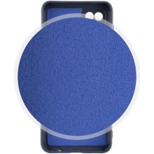 Чехол Silicone Cover Lakshmi Full Camera (AAA) для Samsung Galaxy M33 5G – Темно-синий