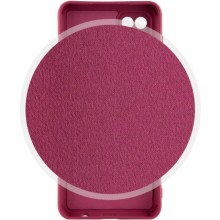 Чохол Silicone Cover Lakshmi Full Camera (A) для Samsung Galaxy M33 5G – Бордовий