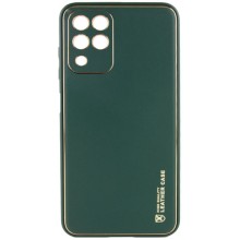 Кожаный чехол Xshield для Samsung Galaxy M33 5G (Зеленый)