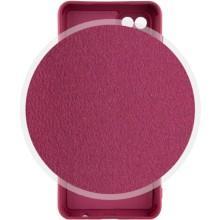 Чехол Silicone Cover Lakshmi Full Camera (A) для Samsung Galaxy M33 5G – Бордовый