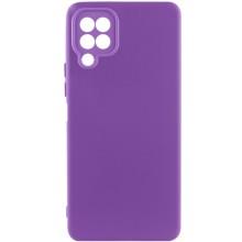 Чехол Silicone Cover Lakshmi Full Camera (A) для Samsung Galaxy M33 5G – Фиолетовый
