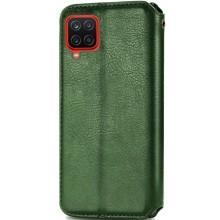 Кожаный чехол-книжка GETMAN Cubic (PU) для Samsung Galaxy M33 5G – Зеленый