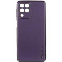 Кожаный чехол Xshield для Samsung Galaxy M33 5G (Фиолетовый)