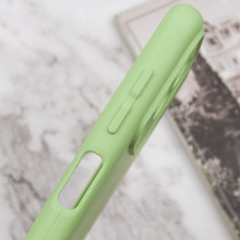 Чехол TPU GETMAN Liquid Silk Full Camera для Samsung Galaxy M33 5G – Зеленый