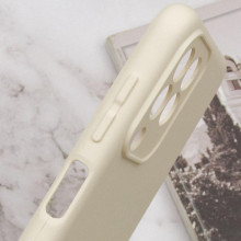 Чехол TPU GETMAN Liquid Silk Full Camera для Samsung Galaxy M33 5G – Песочный