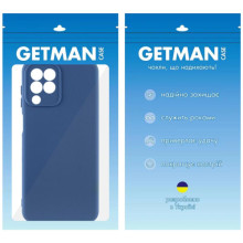 Чехол TPU GETMAN Liquid Silk Full Camera для Samsung Galaxy M33 5G – Синий