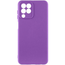 Чехол TPU GETMAN Liquid Silk Full Camera для Samsung Galaxy M33 5G – Фиолетовый