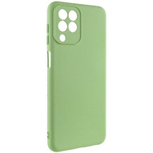 Чехол TPU GETMAN Liquid Silk Full Camera для Samsung Galaxy M33 5G – Зеленый