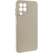 Чехол TPU GETMAN Liquid Silk Full Camera для Samsung Galaxy M33 5G – Песочный