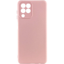 Чехол TPU GETMAN Liquid Silk Full Camera для Samsung Galaxy M33 5G – Розовый