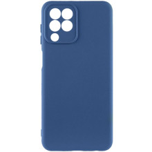 Чехол TPU GETMAN Liquid Silk Full Camera для Samsung Galaxy M33 5G – Синий