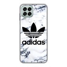 Чехлы Адидас для Samsung Galaxy M33 (5G) (M336B) (AlphaPrint) (Адидас на мраморе)