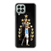 Чехлы для Samsung Galaxy M33 (5G) (M336B) (Leo чемпион) (AlphaPrint) (Месси Король)