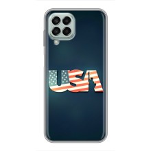 Чехол Флаг USA для Samsung Galaxy M33 (5G) (M336B) (USA)