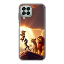 Чехол Король лев на Самсунг М33 (5G) (Рождение Симбы)