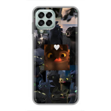 Чехол как приручить дракона на Samsung Galaxy M33 (5G) (M336B) (Дракон коллаж)