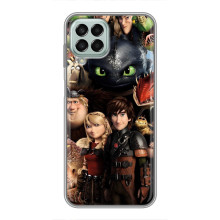 Чехол как приручить дракона на Samsung Galaxy M33 (5G) (M336B) (Персонажи дракона)