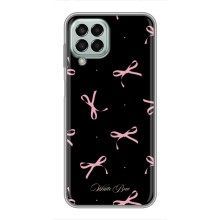 Чохол з бантиками на Samsung Galaxy M33 (5G) (М336B) (Банти на чорному)