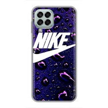 Чохол з логтипом Найк на Samsung Galaxy M33 (5G) (M336B) (Найк на фіолетовому)