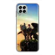 Чохол з принтом дракон Беззубик Samsung Galaxy M33 (5G) (М336B) (Мультфільм про дракона)