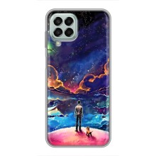 Космічні Чохли для Samsung Galaxy M33 (5G) (М336B) (VPrint) (Вид Галактики)