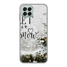 Новогодние, Праздничные Чехлы для Samsung Galaxy M33 (5G) (M336B) - 2024 год (Let it snow)