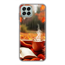 Чохол з унікальним дизайном 'Осінь з кавою' для Samsung Galaxy M33 (5G) (M336B) – Кава і дощ