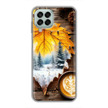 Чохол з унікальним дизайном 'Осінь з кавою' для Samsung Galaxy M33 (5G) (M336B) – Осінньо-зимове кава
