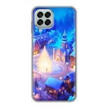 Рождественские Чехлы для Samsung Galaxy M33 (5G) (M336B) (VPrint) (Рождественский город)