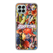 Силиконовый чехол с принтом Зоотрополіс для Samsung Galaxy M33 (5G) (M336B) – Коллаж героев