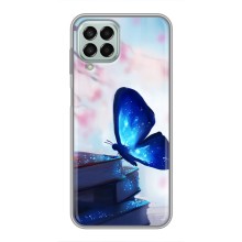 Силіконовий бампер з картинкою звірів для Samsung Galaxy M33 (5G) (M336B) (Метелик синій)