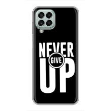 Силиконовый Чехол на Samsung Galaxy M33 (5G) (M336B) с картинкой Nike (Never Give UP)