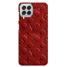 Текстурный Чехол Louis Vuitton для Самсунг Галакси М33 5джи (Красный ЛВ)