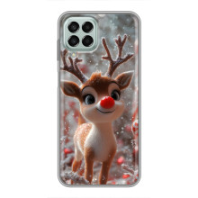 Яркий чехол для Samsung Galaxy M33 (5G) (M336B) с Зимними Оленятами