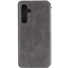 Кожаный чехол книжка GETMAN Cubic (PU) для Samsung Galaxy M34 5G – Серый