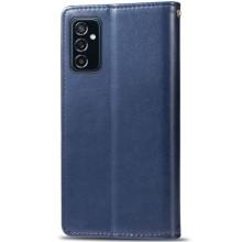 Кожаный чехол-книжка GETMAN Gallant (PU) для Samsung Galaxy M34 5G – Синий