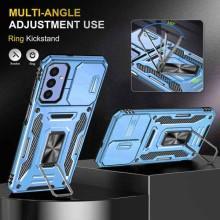 Ударопрочный чехол Camshield Army Ring для Samsung Galaxy M34 5G – Голубой