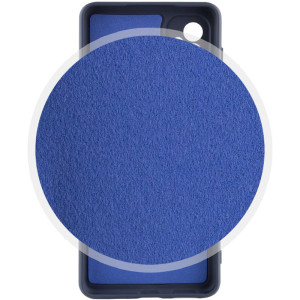 Чехол Silicone Cover Lakshmi Full Camera (A) для Samsung Galaxy M34 5G – Синий