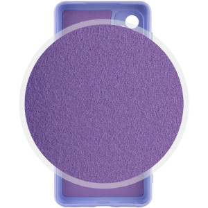 Чехол Silicone Cover Lakshmi Full Camera (A) для Samsung Galaxy M34 5G – Сиреневый