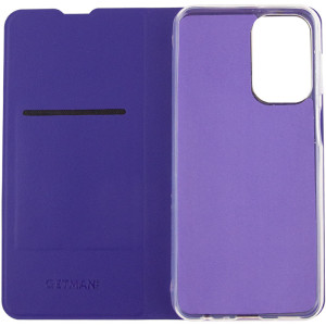 Кожаный чехол-книжка GETMAN Elegant (PU) для Samsung Galaxy M34 5G – Фиолетовый