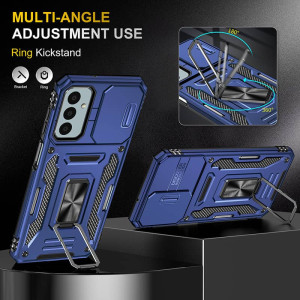 Ударопрочный чехол Camshield Army Ring для Samsung Galaxy M34 5G – Синий