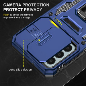 Ударопрочный чехол Camshield Army Ring для Samsung Galaxy M34 5G – Синий